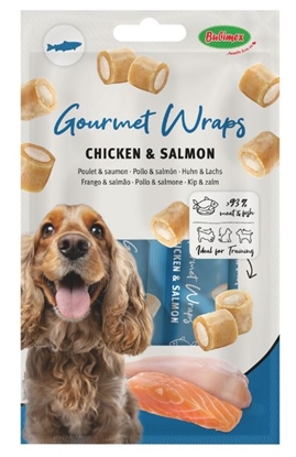 Picture of Bubimex Gourmet Wraps – Soft Dog Treats w Chicken & Salmon